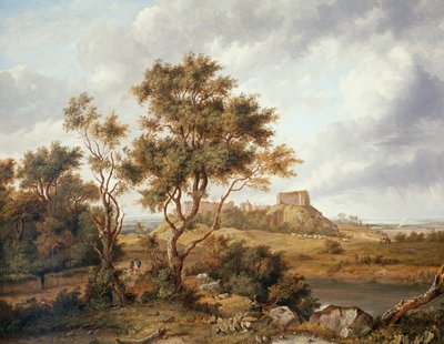 Carisbrooke Castle, Isle of Wight by Patrick Nasmyth